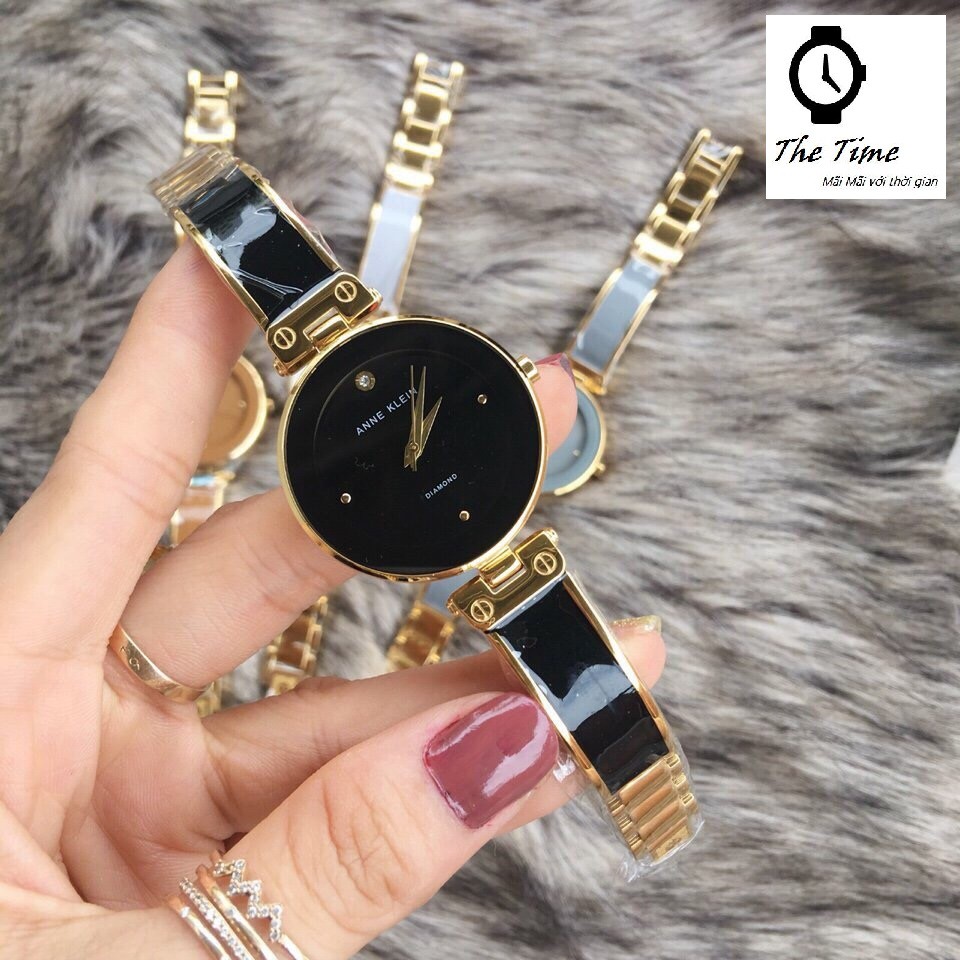 Đồng hồ ANNE KLEIN AK1980 kiềng đá ceramic dành cho nữ.