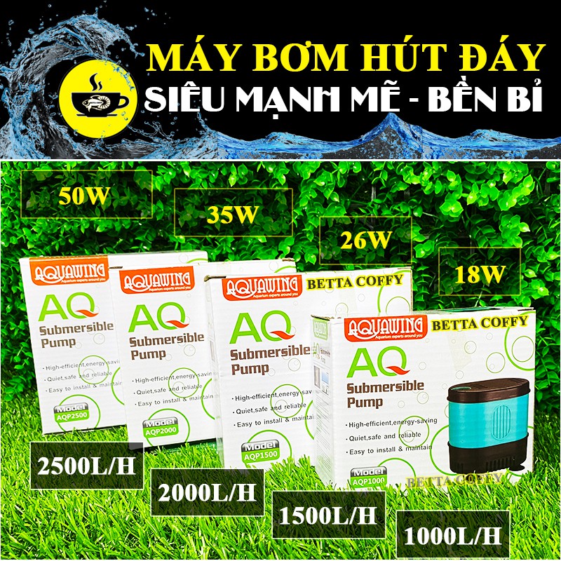 Máy Bơm Hút Đáy 360° - AQUAWING AQP