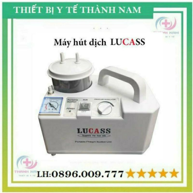 Máy hút dịch mũi họng 1 bình LUCASS