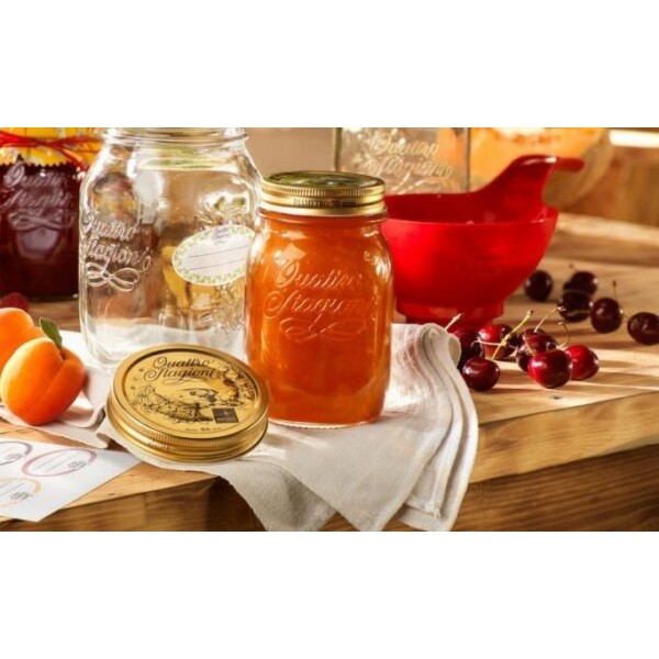 Hũ Thủy Tinh Nắp Vặn Quattro 349750 Dung Tích 500 ml