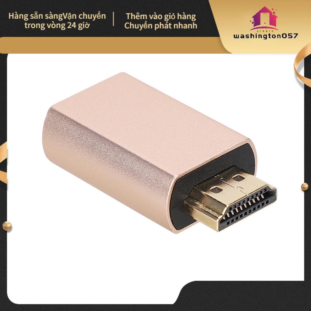 Washington057 HDMI Virtual Display Male To Female Adapter Converter For Display/TV LCD 1920*1080/60Hz