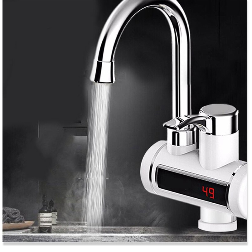 Vòi Lavabo Cao CấpChống giậtlàm nóng trực tiếp tại vòi, tiết kiệm điện và nước, có Rơ-le chống giật an toàn.