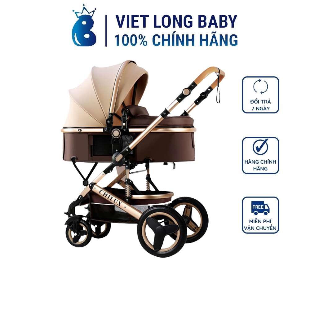 Xe đẩy đa năng cho bé CHILUX V1.6 - Thiết kế và công nghệ từ Italia - Hàng chính hãng