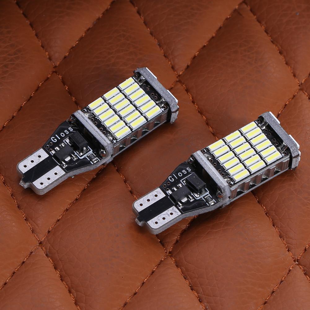 Bộ 2 đèn LED CANBUS W16W T15 45 bóng 4014smd chất lượng cao