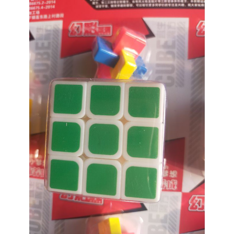 Sỉ 9 cục rubik 3x3x3 loại 1 ( tằng kèm 9 đồ chơi)