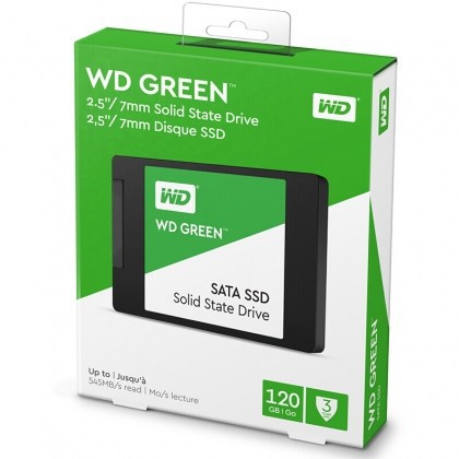 Ổ Cứng SSD WD Green 120GB 3D NAND - WDS120G2G0A - Bảo Hành Chính Hãng 36 Tháng