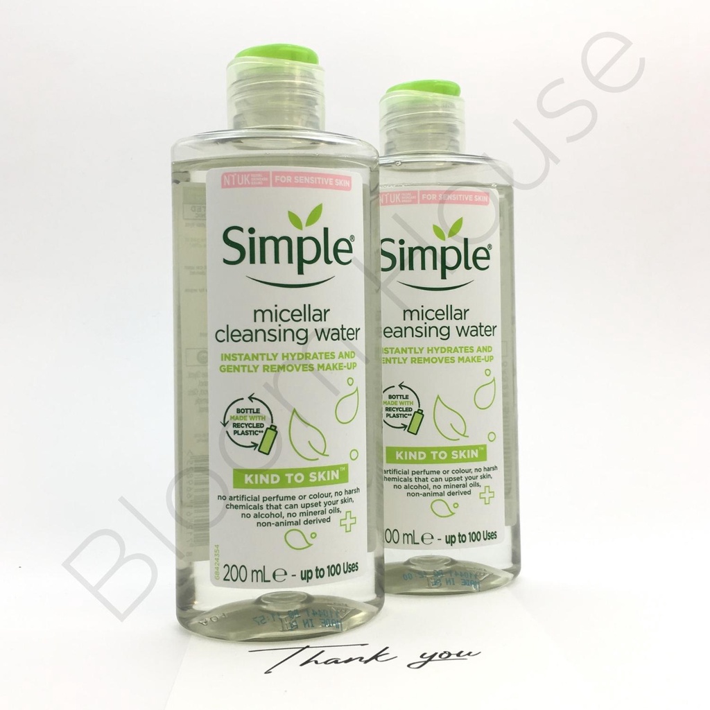 Nước Tẩy Trang Simple Micellar Cleansing Water 200ml