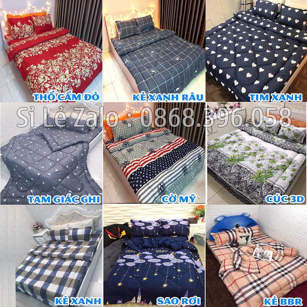 [ĐẶT NGAY] ♒ Set 3 Món Ga Gối Cotton Lạnh 100% [Loại Đẹp] Siêu mềm mại và Siêu mát. Đẹp nhất !