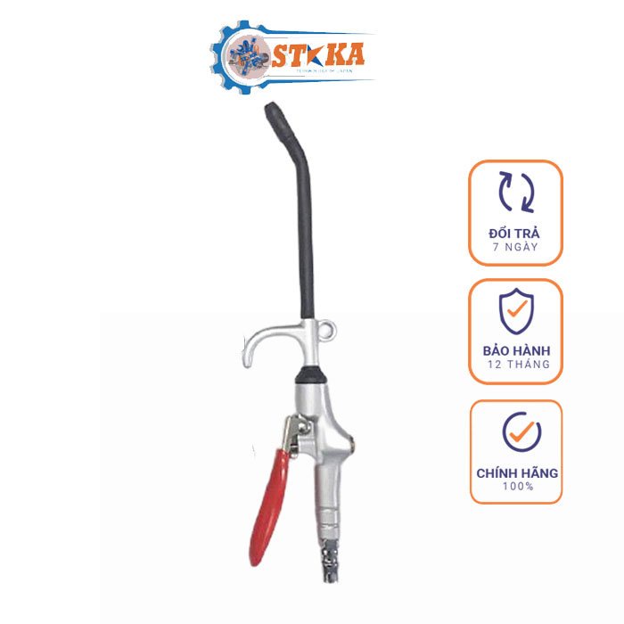 Súng Xì Khô, Xịt Bụi Nhật Kapusi Cao Cấp Chất Liệu Hợp Kim Siêu Bền, chuyên dùng vệ sinh xe và máy móc