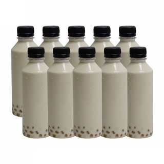 Combo 10 chai nhựa PET Chấn Thuận Thành 330ml đựng trà sữa, nước ép - chai tròn miệng nhỏ, kèm nắp (PET3020T-T)