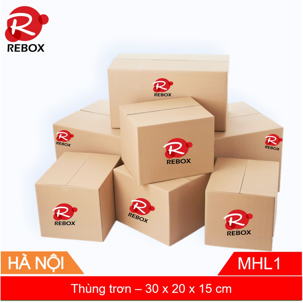 Hộp 30x20x15 cm - Combo 10 thùng carton cứng giá xưởng