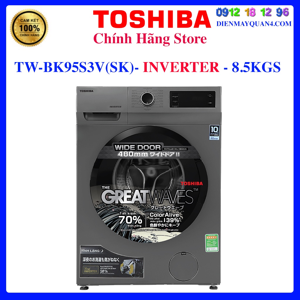 BK95S3V(SK) _Máy Giặt Toshiba TW-BK95S3V(SK) Inverter 8.5Kg
