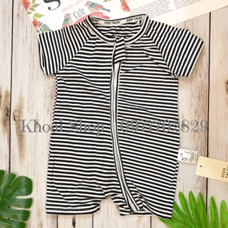 Body bé trai kẻ đen trắng