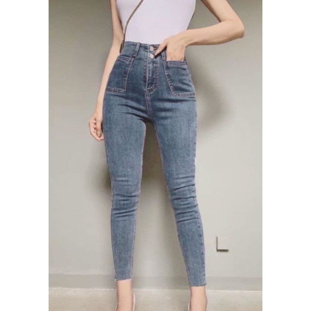 Quần jean cạp cao hàng loại 1 | BigBuy360 - bigbuy360.vn