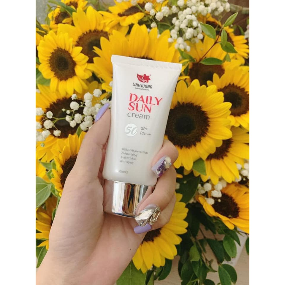 [FREESHIP 50k] [Chính Hãng] kem chống nắng Linh Hương daily sun cream