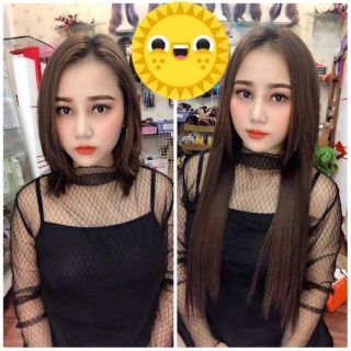 TÓC kẹp chữ U ❤FREESHIP❤ Tóc giả kẹp chữ U mẫu thẳng