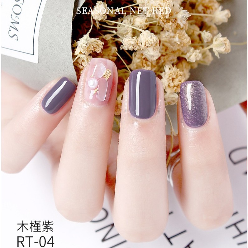 Sơn gel AS - màu tím mã RT