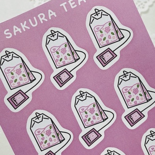 Tea bag stickers - sticker túi trà