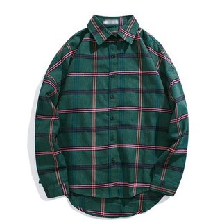 (RẺ VÔ ĐỊCH) Áo khoác sơ mi ca rô oversize