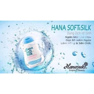 [CHÍNH HÃNG 100%] DUNG DỊCH VỆ SINH HANA SOFT SILK, HANAYUKI