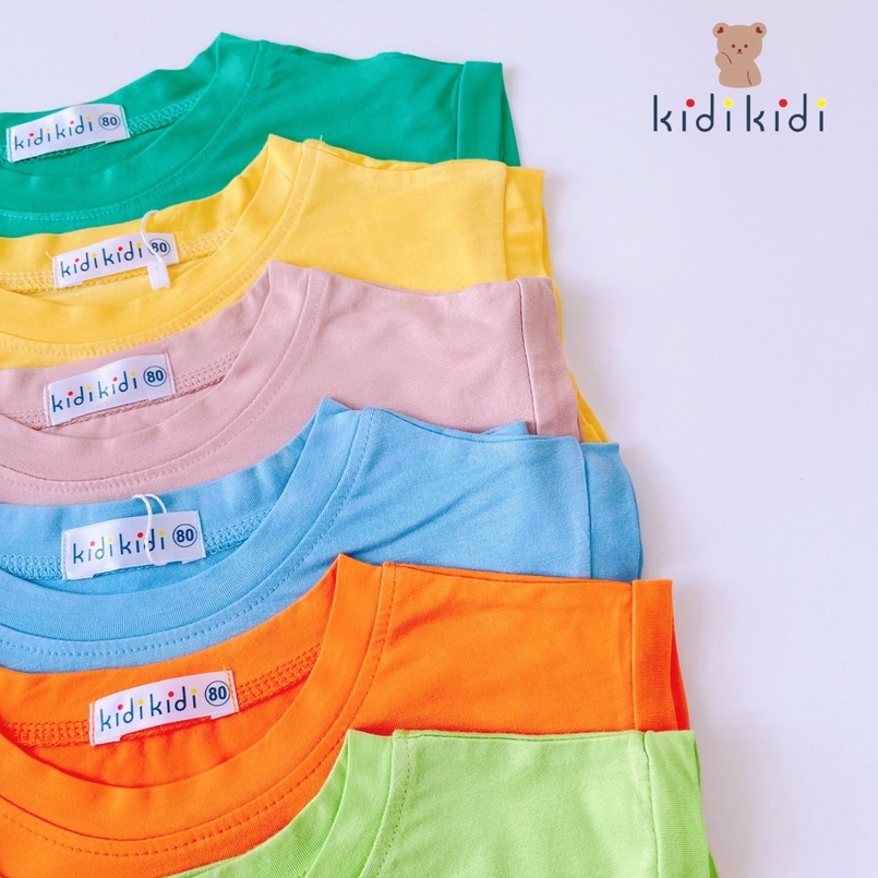 Đồ Bộ Bé Trai Thun Lạnh KidiKidi Sát Nách Quần Đùi Cho Bé