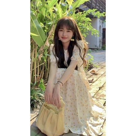 VÁY BABYDOLL HOA NHÍ ULZZANG 2 LỚP🌼