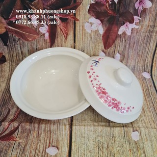 thố sứ đựng cơm có nắp - thố sứ đựng cơm