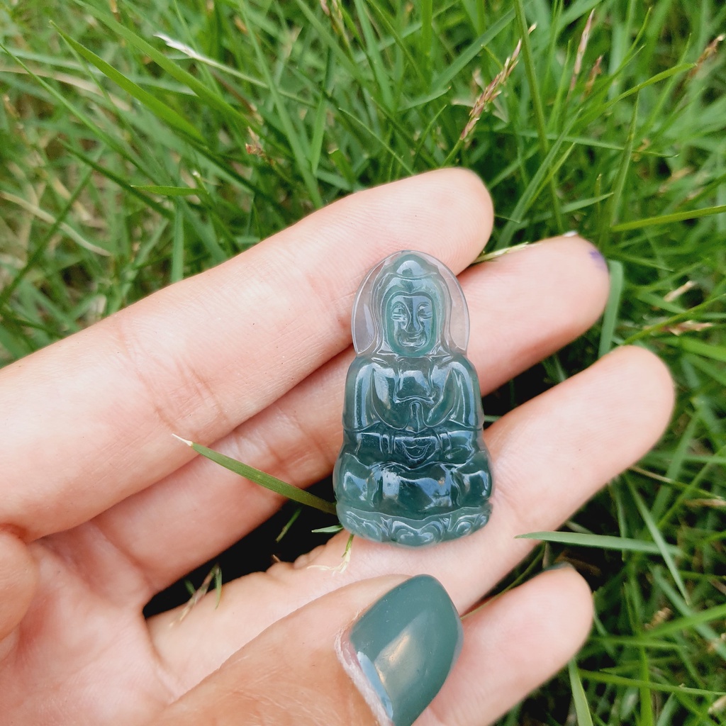 Mặt dây Phật bà Jadeite