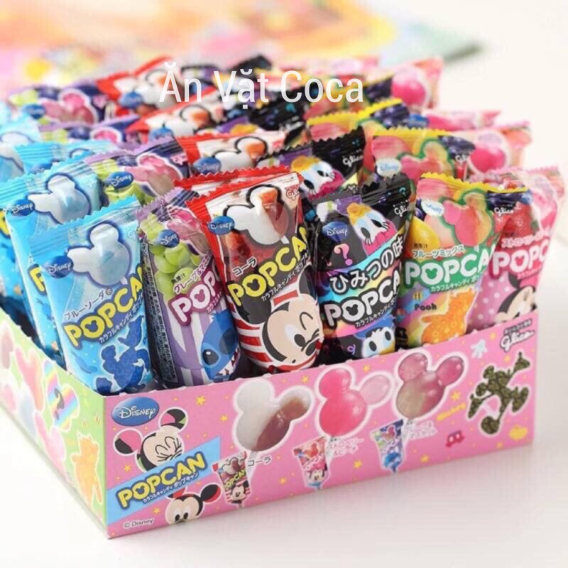 KẸO MÚT POPCAN DISNEY NHẬT