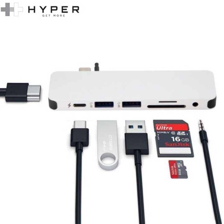 [Chính Hãng] Cổng Chuyển Hyperdrive Solo 7 in 1 Usb-C Cho Macbook, PC, Devices