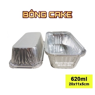 Set 25 hộp giấy bạc kèm nắp đựng thức ăn nướng trực tiếp trên lò nướng và nồi chiên không dầu