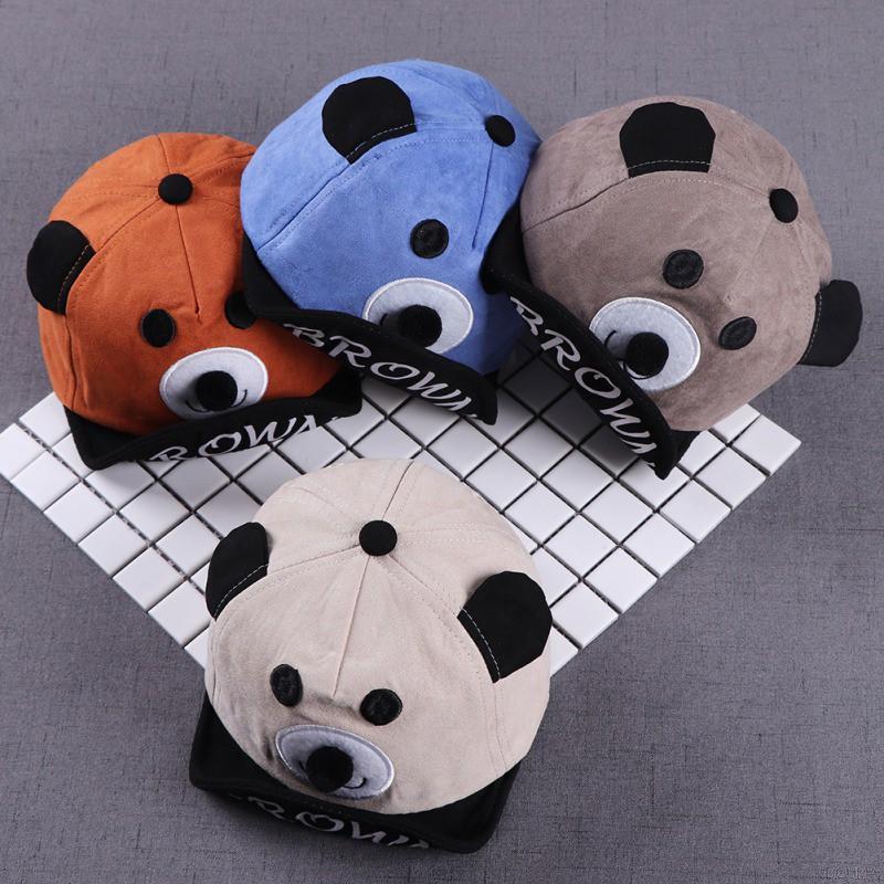 Mũ lưỡi trai hình chú gấu đáng yêu cho em bé 0-24 tháng tuổi