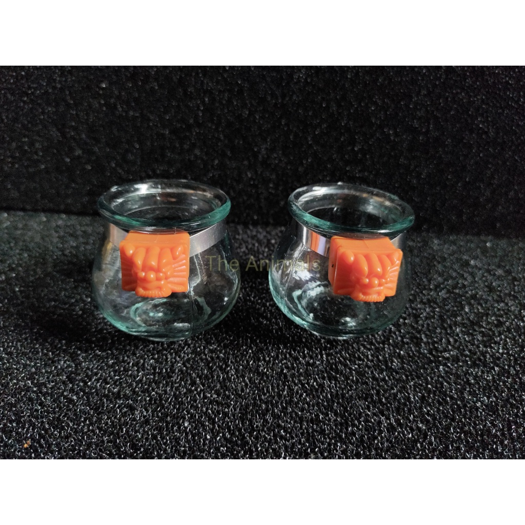 1 Cặp cóng thủy tính cho chim cảnh