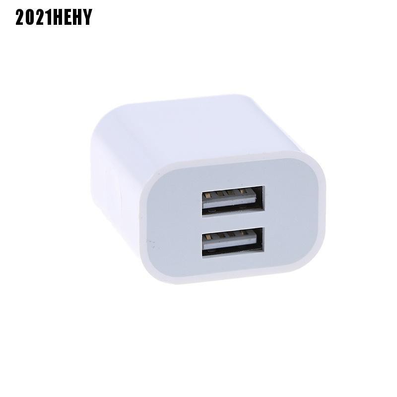 Cốc Sạc Điện Thoại Au 2021he 5v 2a Hai Cổng Usb Ac Tiện Dụng Mang Theo Du Lịch