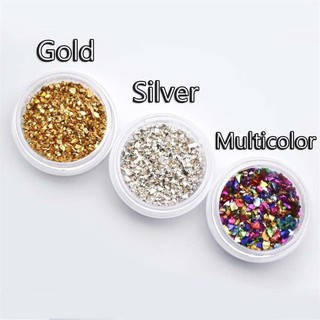 Đá sỏi vụn rắc móng-phụ kiện nail