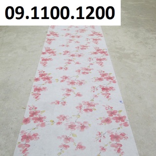 Giấy dán kiếng/ dán kính hoa đỏ hồng
