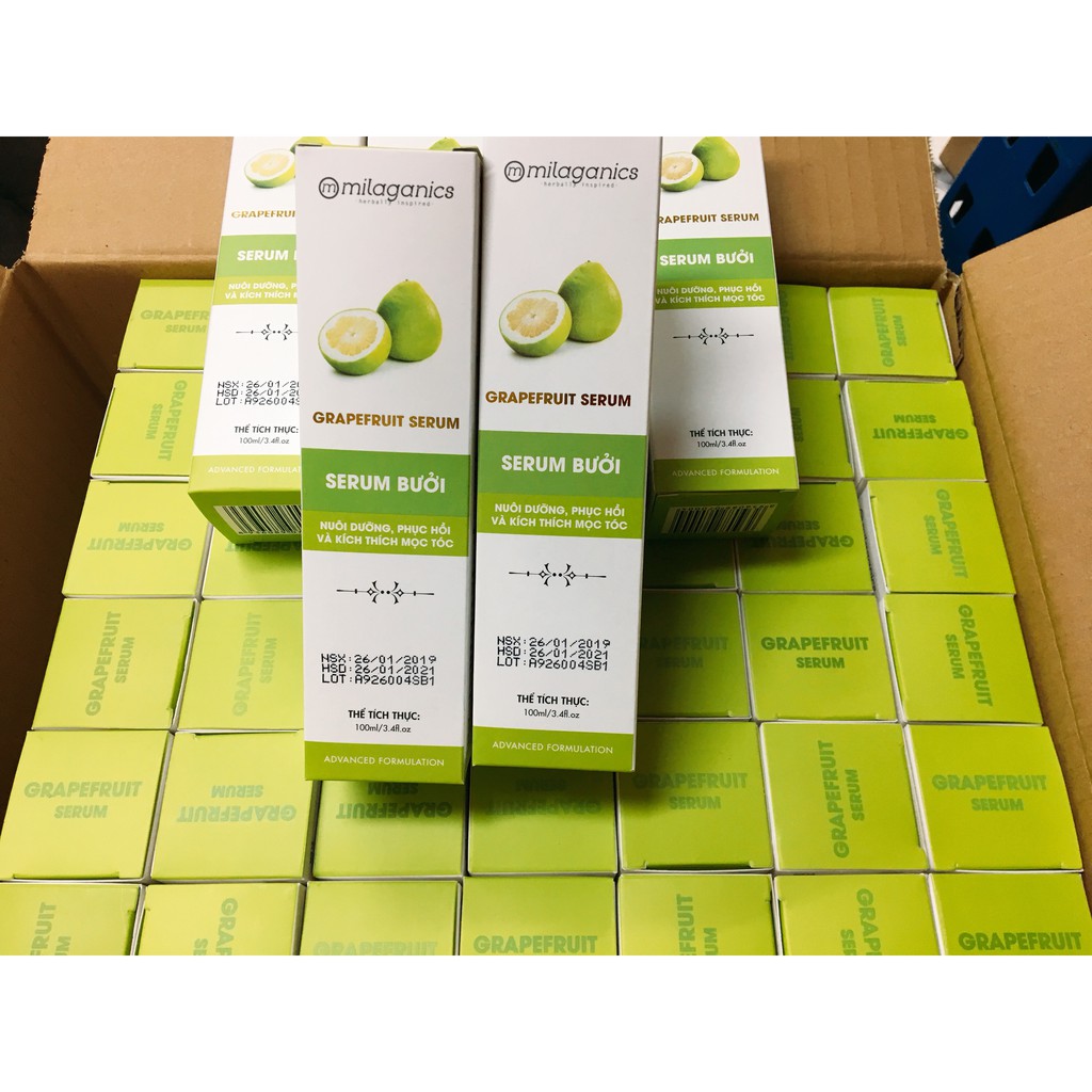 Combo 10 Chai Serum Bưởi Milaganics 100ml