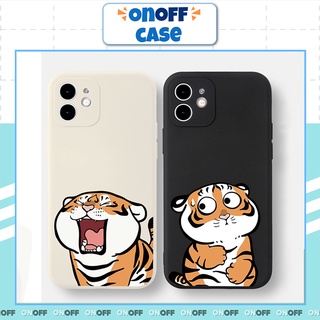 Ốp Lưng Iphone Cạnh Vuông Cặp Đôi Hổ Cute BVC Iph/6/6plus/6s/6splus/7/7plus/8/8plus/x/xr/xs/11/12/pro/max/promax-Onoff