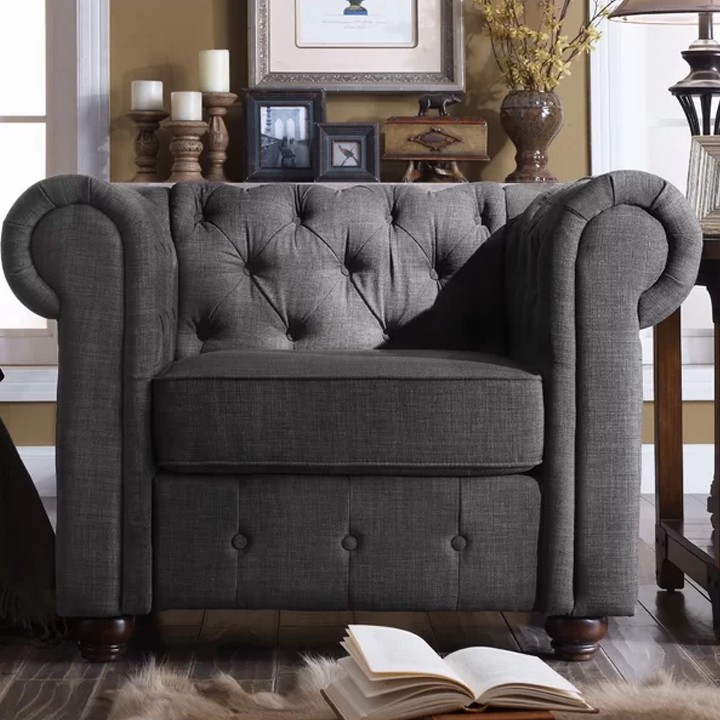 Ghế sofa đơn tân cổ điển sang trọng, cao cấp SDDP07