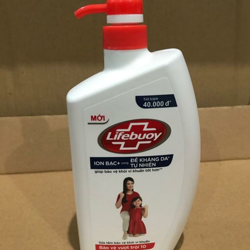 Sữa tắm Lifebuoy Bảo vệ khỏi vi khuẩn 850g