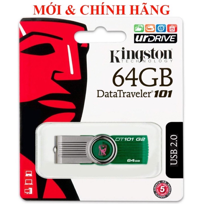 USB 64GB Data Traveler DT101 G2