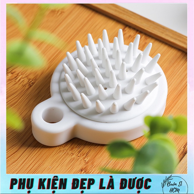 Lược Gội Đầu Silicon  Massage Đầu Dụng Cụ Ngăn Giảm Chống Rụng, Kích Thích Mọc Tóc