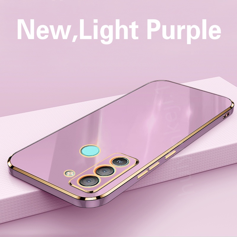 Ốp Điện Thoại TPU Mạ Điện Cho Tecno Spark 6 GO 7 pro KE5 8C GO 2022 Pop 5 Lte BD4 Pova 2 Pova neo Le6