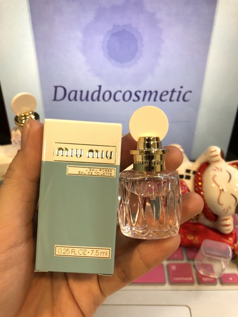 [mini] Nước hoa Miu Miu L’eau Rosee EDT 7.5ml Leau Rose | Thế Giới Skin Care