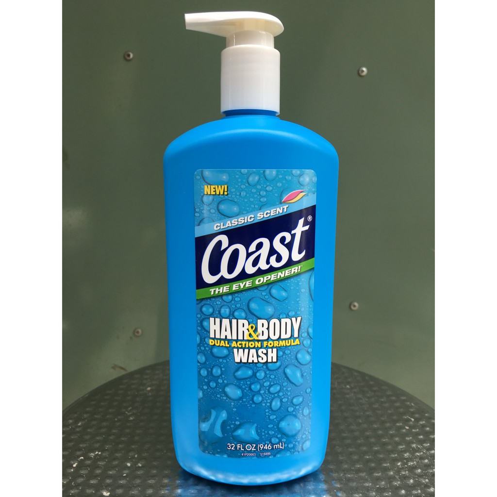 Sữa tắm gội cho nam Coast Hair Body Wash 946ml