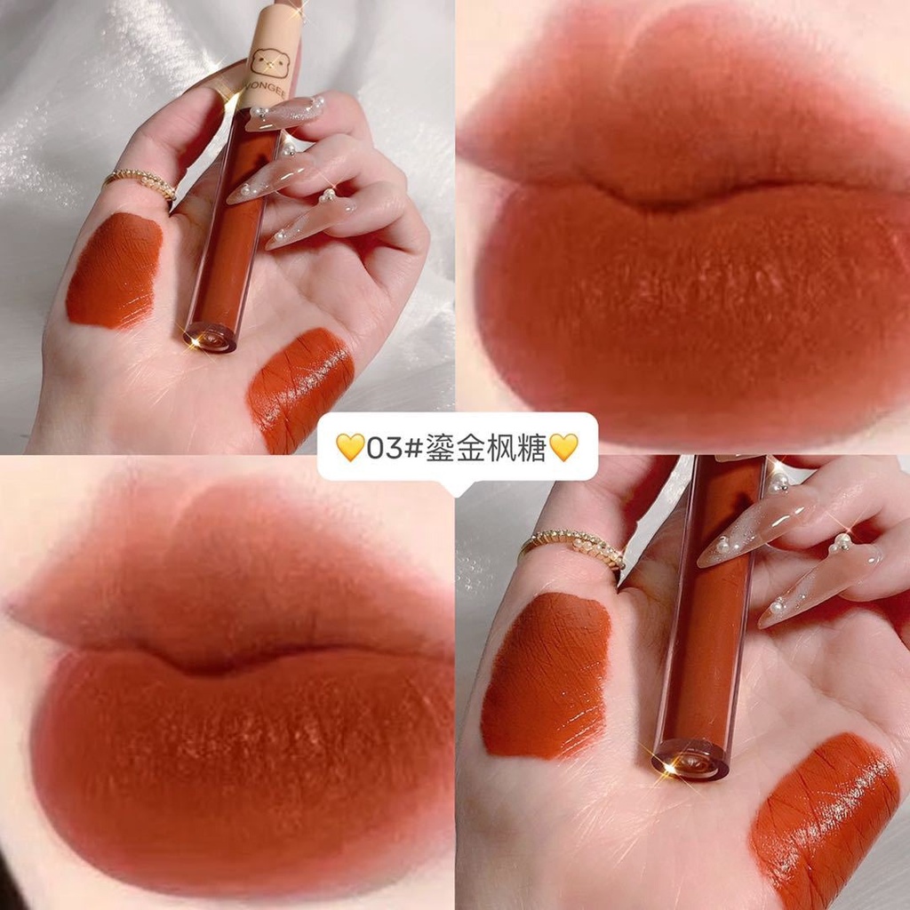 Set 4 Son Kem Lì Mịn Mượt Như Nhung Kháng Nước Và Lâu Trôi