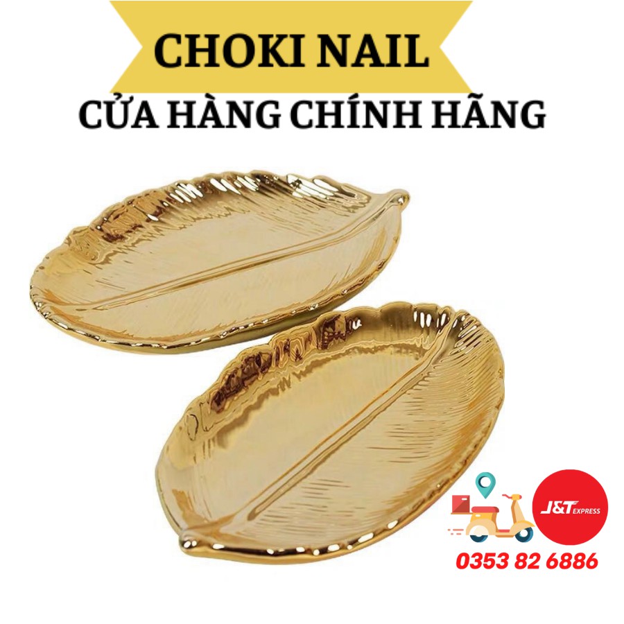 Đĩa lá sứ chụp hình nail , chụp ảnh trang sức siêu đẹp