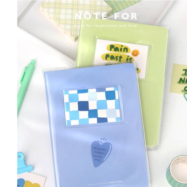 Sổ Note For Giấy Grid Vỏ bìa nhựa dẻo cute