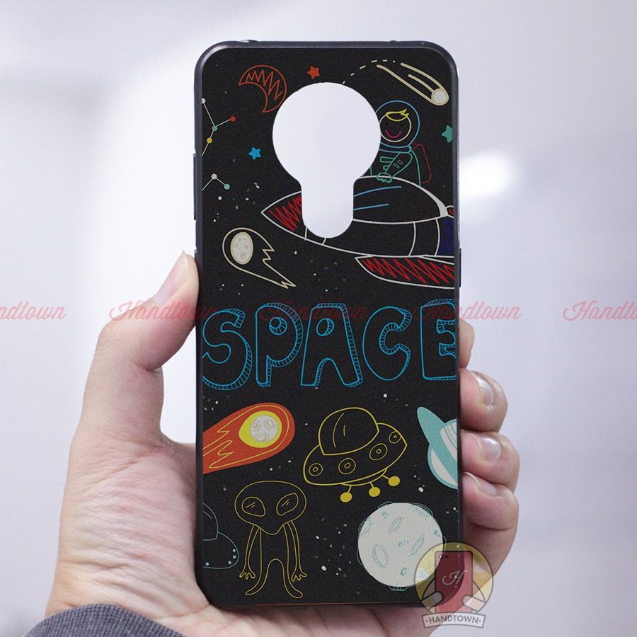 Ốp Lưng TPU Silicon Nokia 3.4 nokia3.4 case Nhựa Dẻo Đen Viền Bóng Lưng Nhám In Hình Nhiều Mẫu Phần A