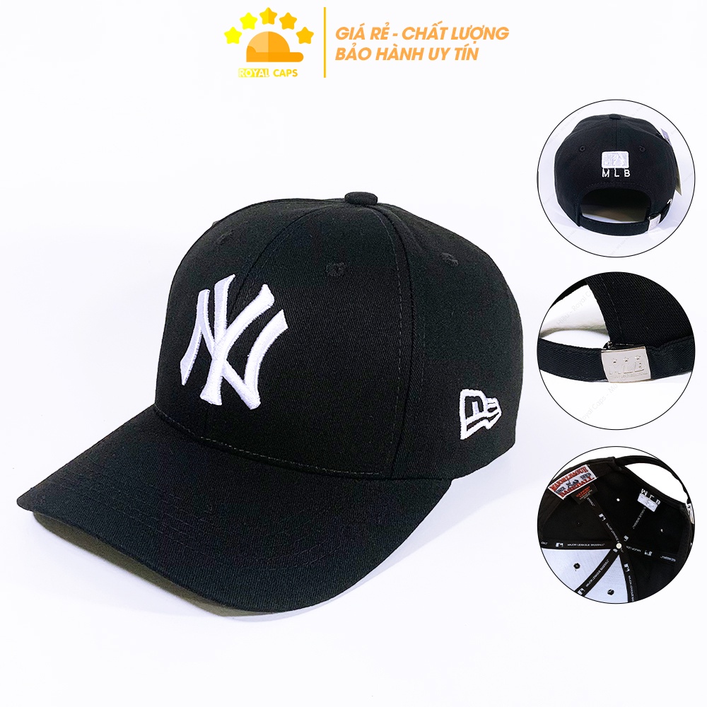Mũ lưỡi trai MLB thêu nổi chữ NY, LA hot trend